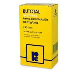 Butotal 100 mcg/dosis 250 Dosis